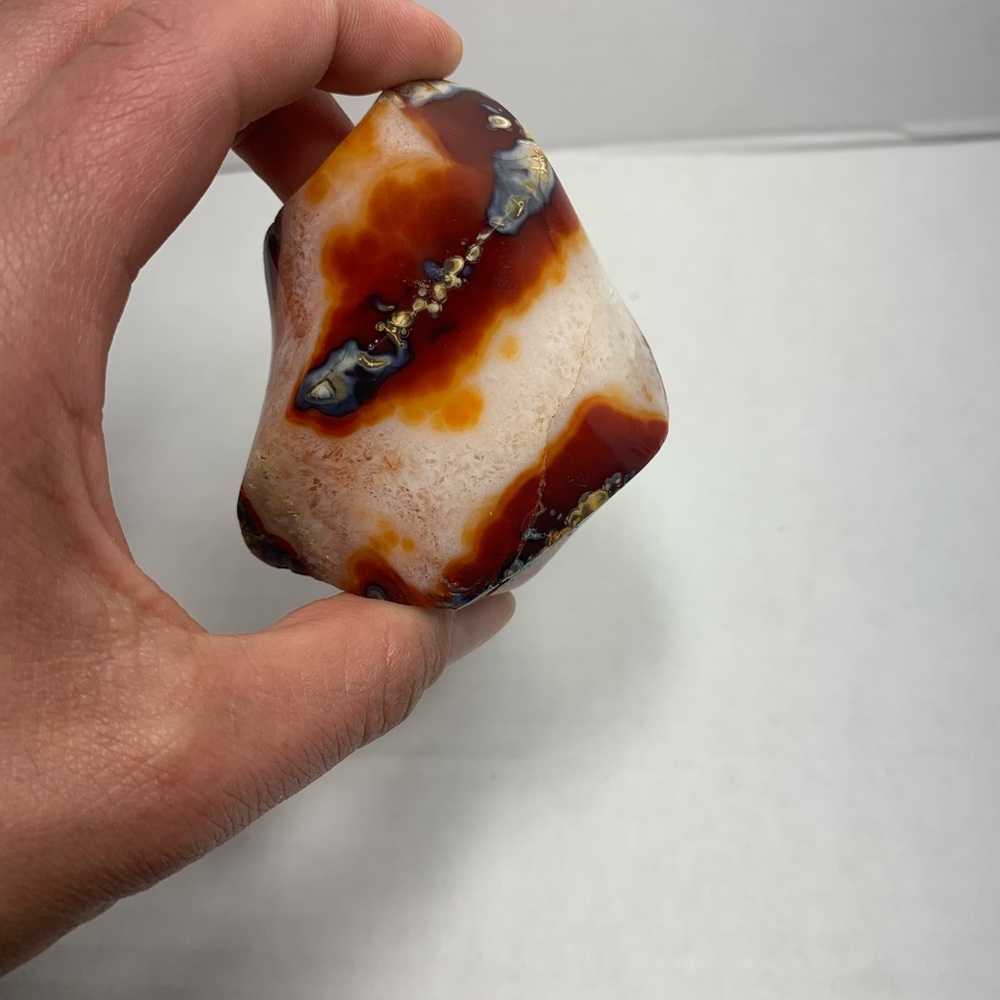 New Carnelian crystal flame